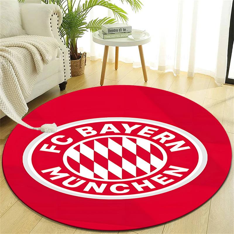1pc Football Team (78) Design Printed Area Round Carpet for Bedroom Living Room Home Decor Rugs Mat Non Slip Mat Rug for Bedside