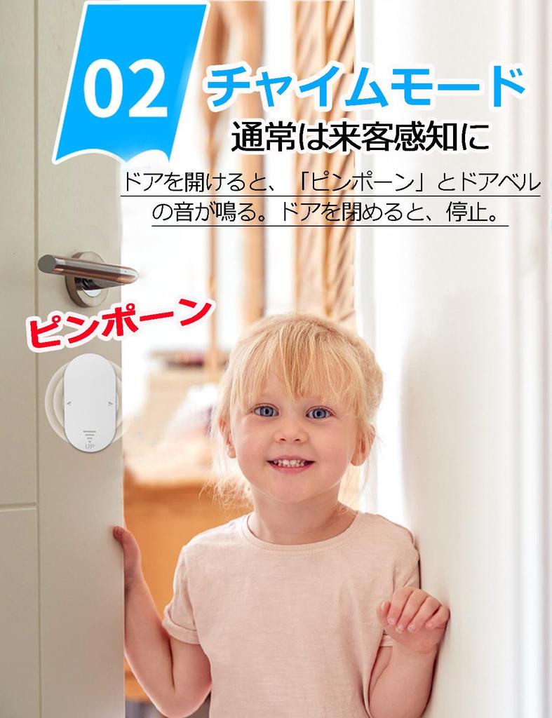 Elowen Security Evita Esquecer de Fechar a Porta Campainha com Esquerda e Direita 5 Ajustável Baterias Fracas Compacto Segurança Evita