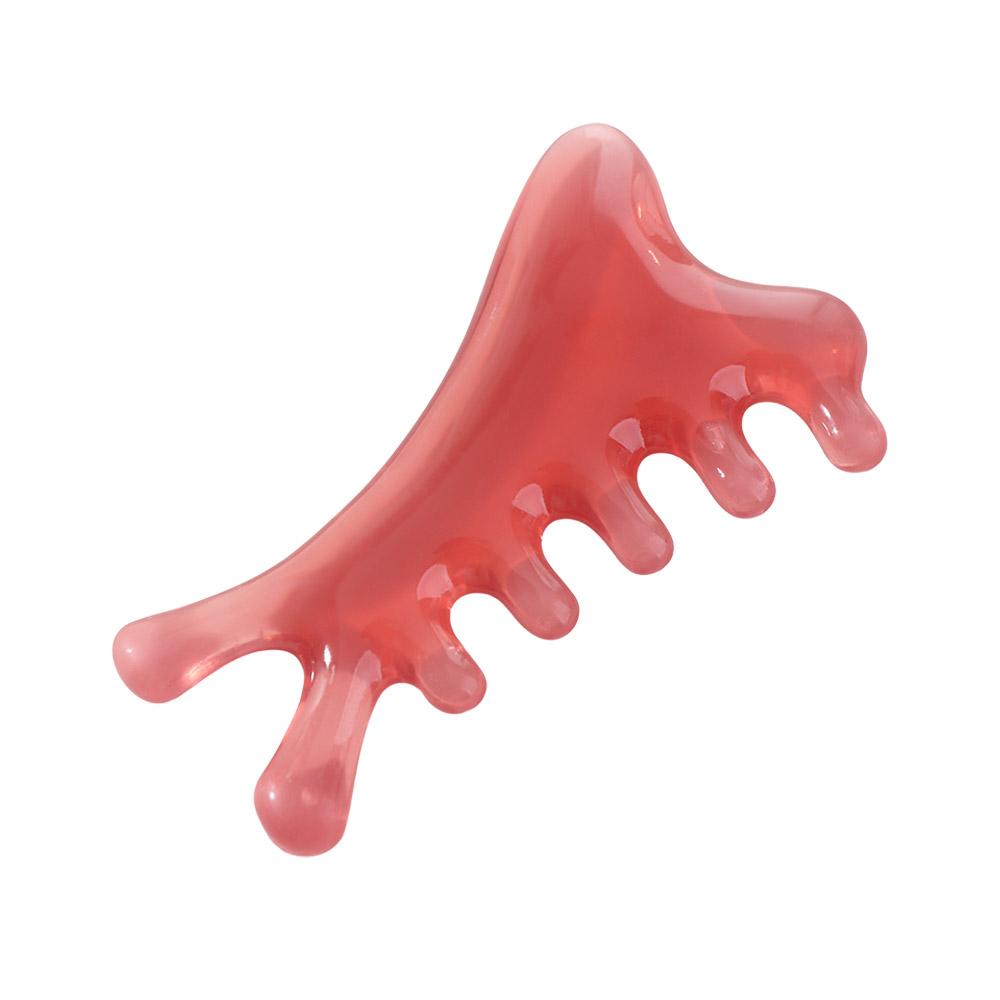 Scalp Relax Meridian Massage Comb Resin Scalp Meridian Massager Sandalwood Hair Comb Neck Nose