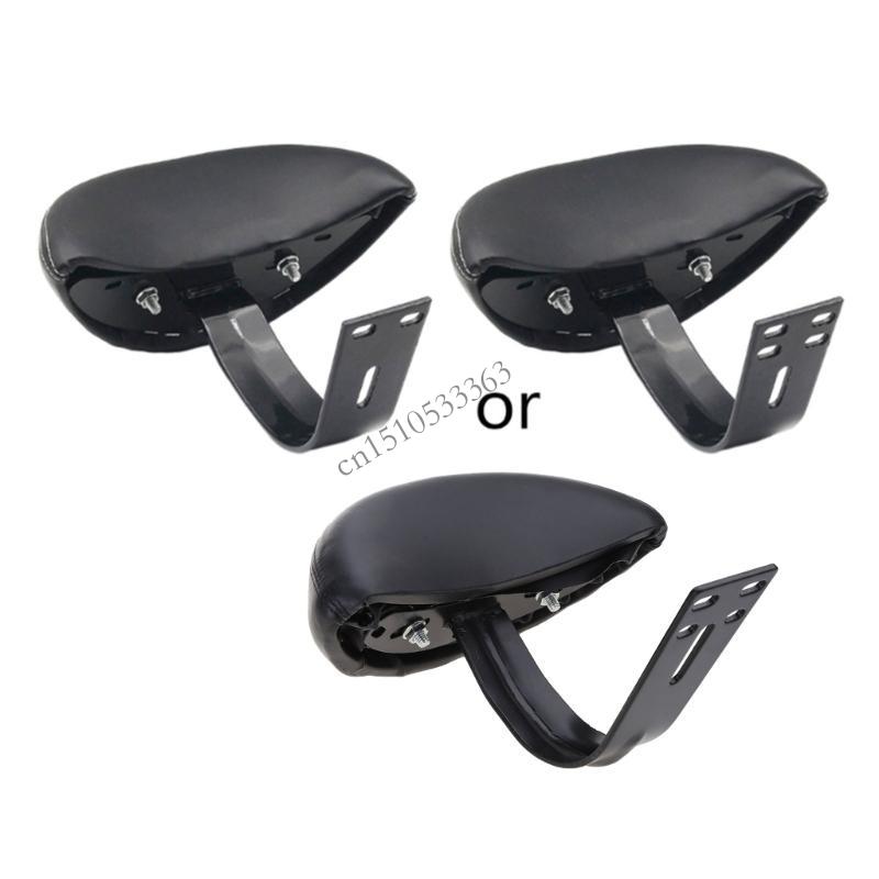 

090E Electric Bike for Seat Backrest, PU Leather Backrest with High Strength Steel Bracket with Soft Sponge Cushion чорний