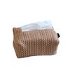 Nordic Wheat Ear Texture Tissue Box - Cloth Art Design for Car Storage