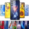 Glass Back Cover For Samsung Galaxy M14 A55 M55 M54 M34 A16 Phone Case A 16 55 M 54 34 14 Hard Tempered Glass Case Soft Bumper