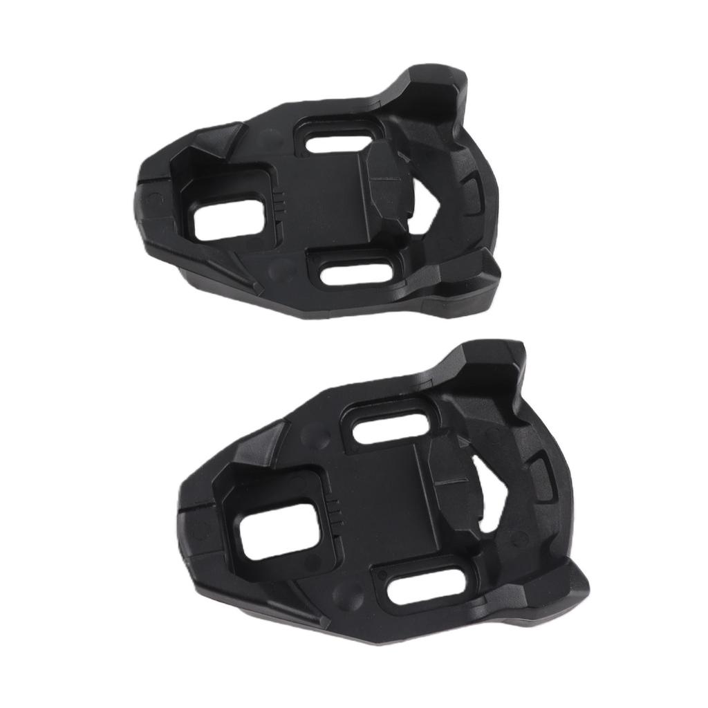 1 Pair of Plastic Black Road Bike Cycling Cleat Lock Anti Skid Road Bike Cleat for Riding