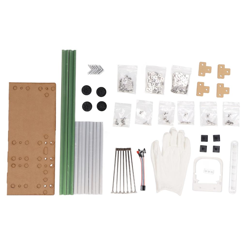 ATX Computer Open Case Bracket Good Heat Dissipation Support 4 PCI Slot Colored Aluminum Alloy DIY Bare Frame for Home