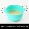 Silicone Folding Mask Bowl - Multi-functional Non-stick Wax Bean Bowl for Hair Removal
