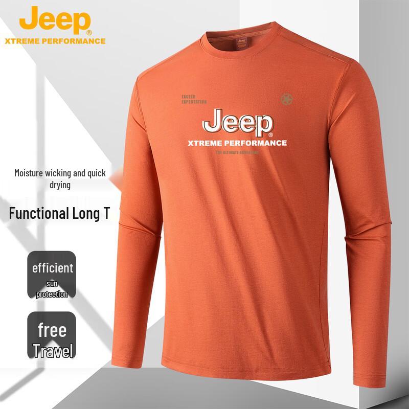 JEEP Quick-Dry Long Sleeve T-Shirt M