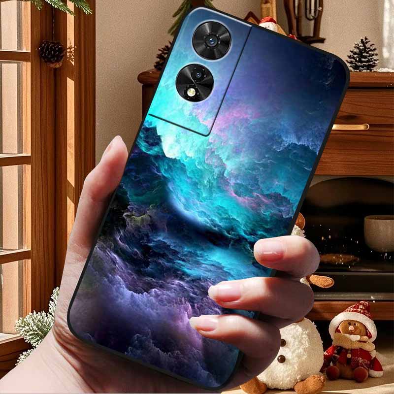 For TCL 505 Case Soft TPU Silicone Back Cover for TCL 505 Phone Case Lovely Painted Cat Etui Coque Funda for TCL505 Shell Cool