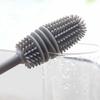 Long Handle Cup Brush Silicone Bottle Brush Coffee Cup Tableware Tea Cup Water Bottle Brush Glass Cleaner Kitchen Supplies