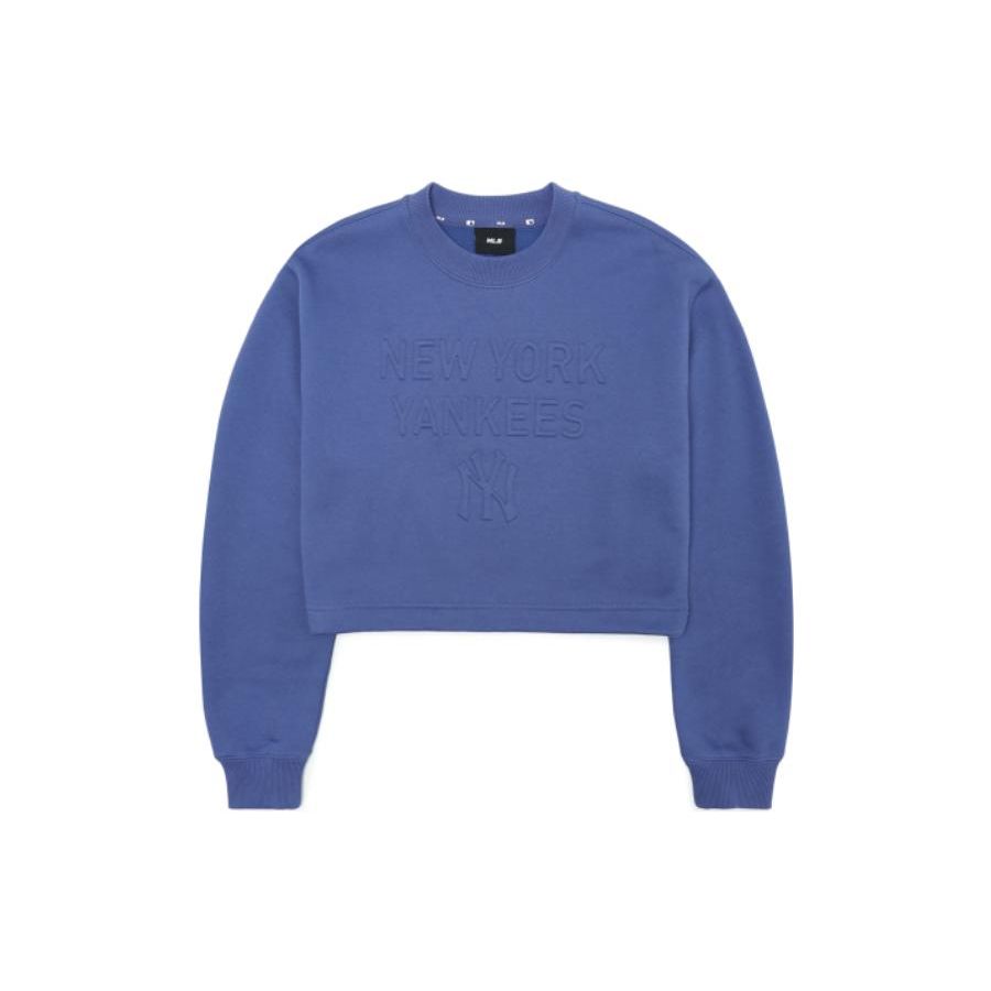 MLB FW22 Short Letter Sweatshirt Women sweatshirt Dark-Blue 3FMTB1024-50NYL