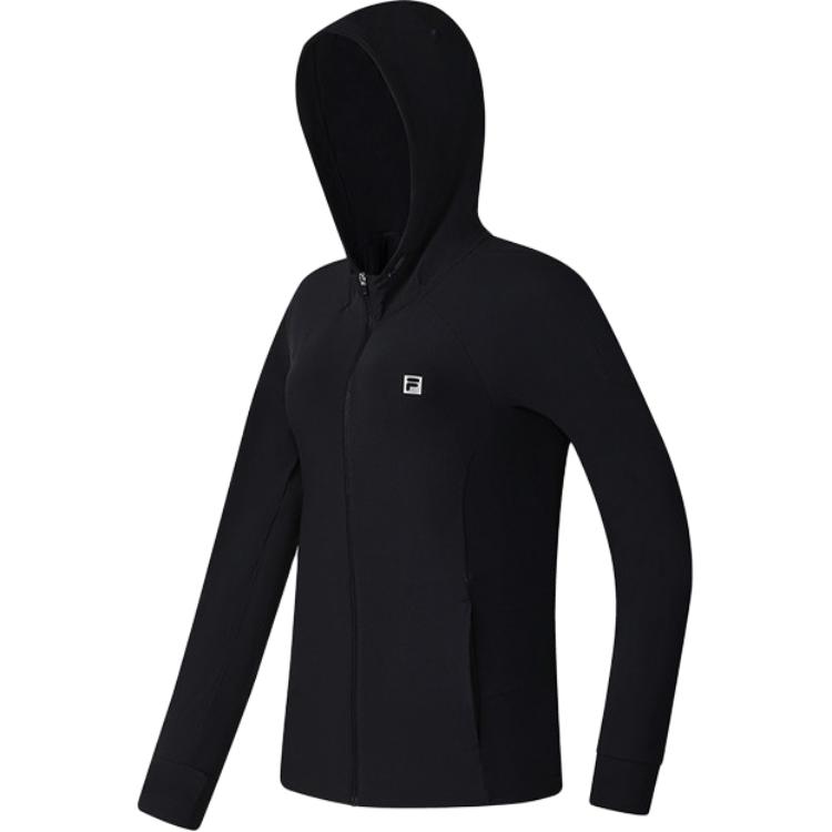 Fila Athletics Knitted Hooded Jacket Women Jackets Royal-Blue A61W521501F-NV