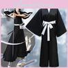 Костюм для косплею Бліч Куросакі Ічіго Преміум-якості з незмінним дизайном плаща