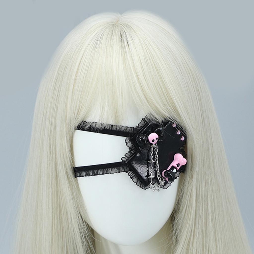 Mysterious Cross Eye Mask In Lolita Gothic Design Gothic Cross Eye Mask StandOut At Cosplay Parties & Costume Event