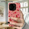 Phone Case: 2D Flat Design Suitable for iPhone 18 17 16 15 14 13 Pro Film Protective Case, Couple Style, Watermelon Capybara, Christmas and Halloween 