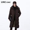 Jin Yujie Women's Maillard Thickened Long Duck Down Puffer Coat