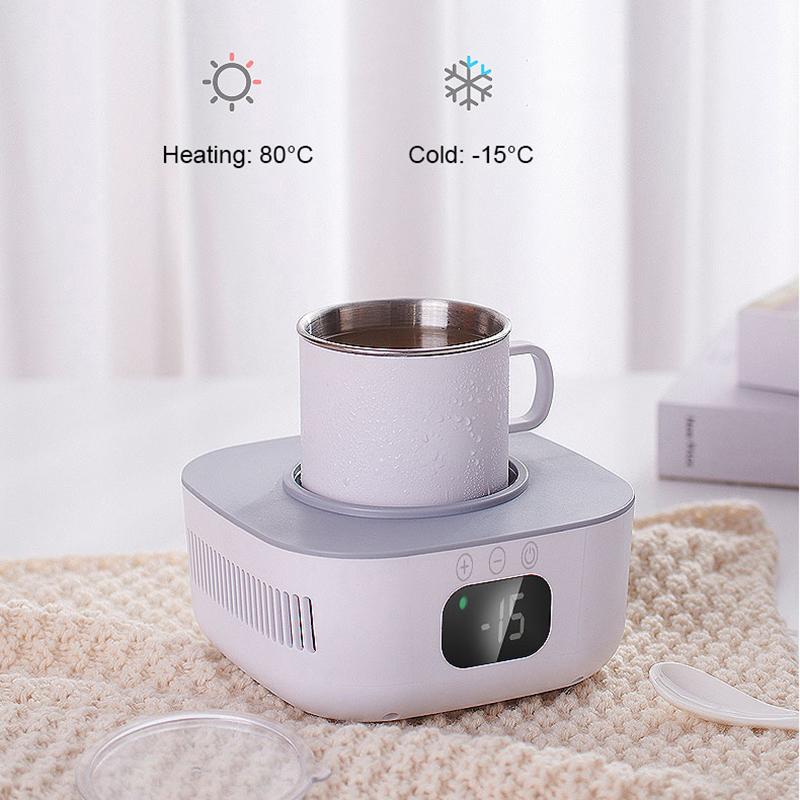 220V Fast Cooler Cup Electric Heater Cup Beer Bottle Pop Can Soda Drinks Cooling Mug Home Office Beverage Cooler Cooling Tools