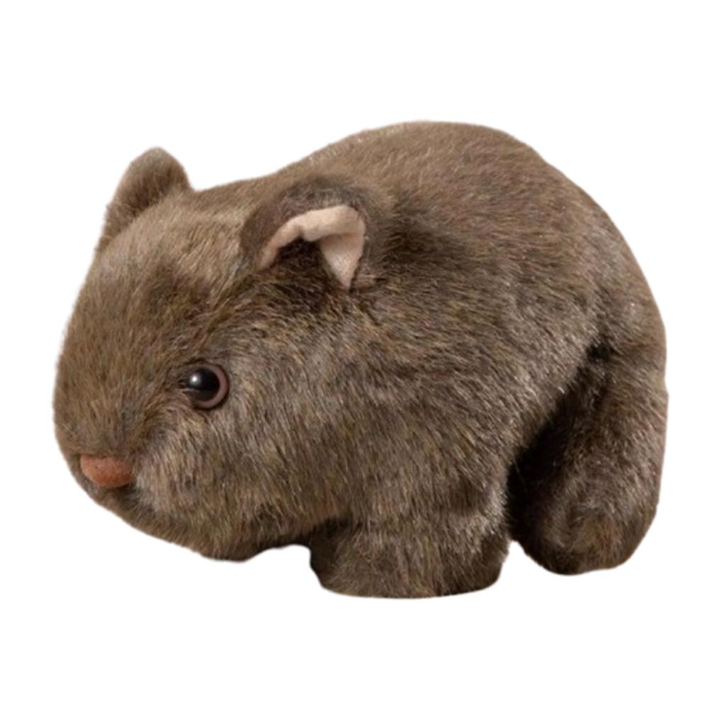 Cartoon Guinea Pig Plush Toy Soft Animal Plush Pillow Cute Cavy Plush Doll  Kids Birthday Christmas серый