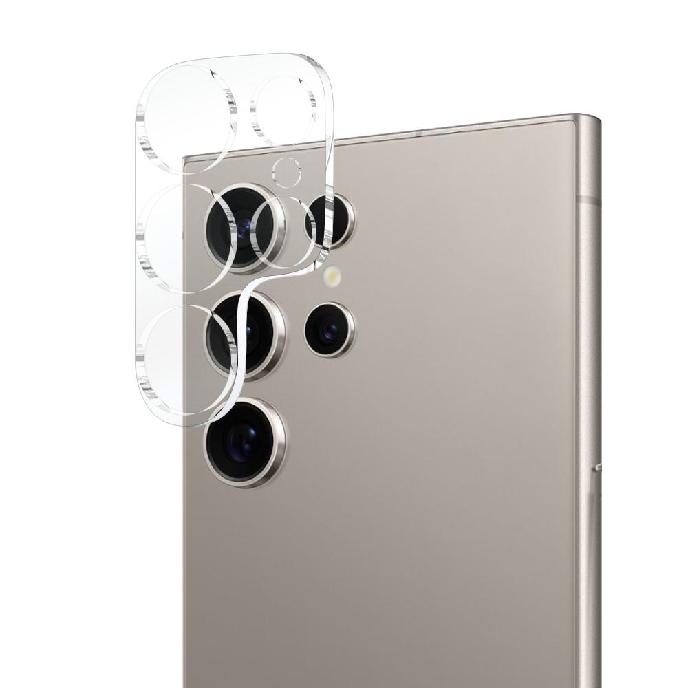 NORTHJO For Samsung Galaxy S24 Ultra TPU Case +Tempered Glass Film+Camera Lens Film (Support Fingerprint Unlock)