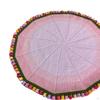 Flower Blanket Crochet Kit Elegant Gift DIY for Starter Enthusiast Beginners Style A