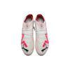 Puma Future Ultimate Round Toe Lace-Up MG (Rubber Short Stud) Artificial Turf Breathable Durable Soccer Shoes Unisex Soccer Shoes White Red 107358-01