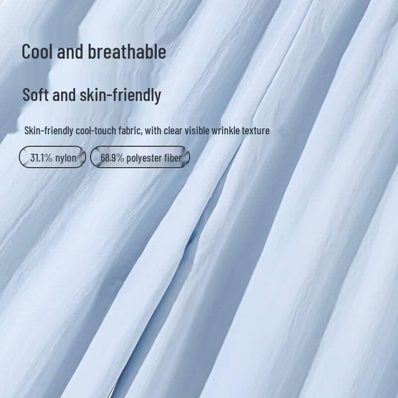 Baleno Women's Cool-Feel High-Waisted Wide-Leg Skirt Pants