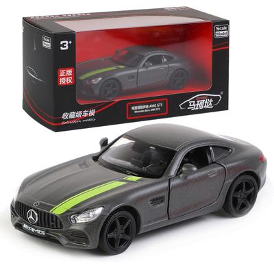 1/36 Benz GT S AMG Spielzeugautomodell für Kinder RMZ CiTY Super Race Druckguss-Miniatur-Pullback-Kollektion Geschenk für Jungen