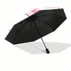 1pc Sanrio Cherry Cake Cinnamoroll Cartoon Umbrella, Portable 3-Fold Compact Umbrella, Suitable for Camping, Hiking and Travel, Ideal Easter Birthday