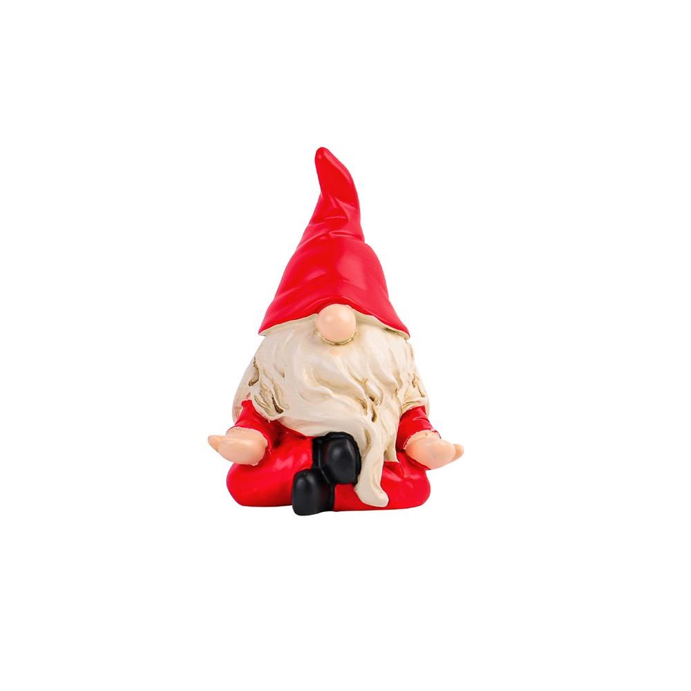 Cute Yoga Dwarf Ornaments Handmade Faceless Gnome Figurine  Children Gifts