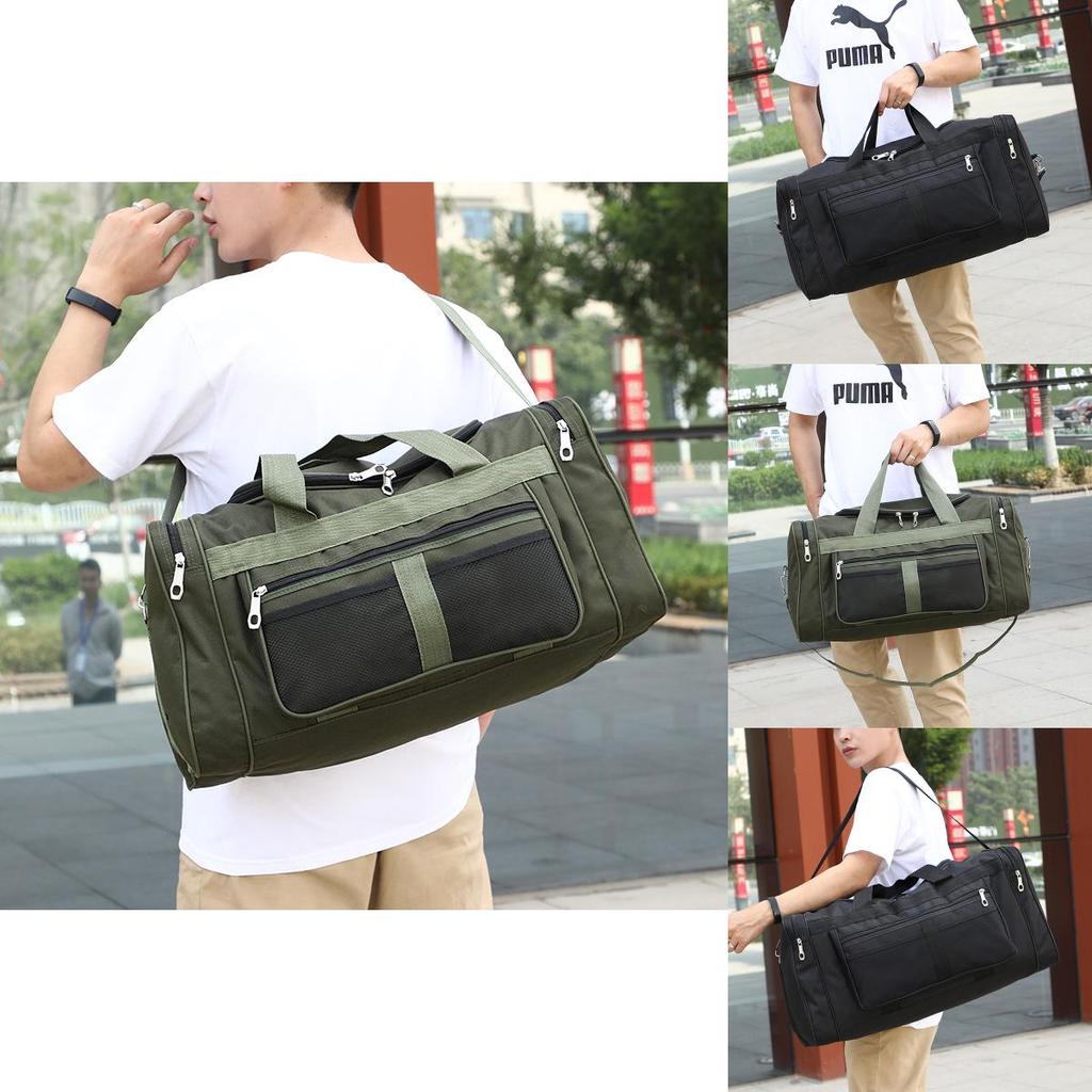 Large Capacity Foldable Travel Bag For Men And Women Waterproof Oxford Fabric Design