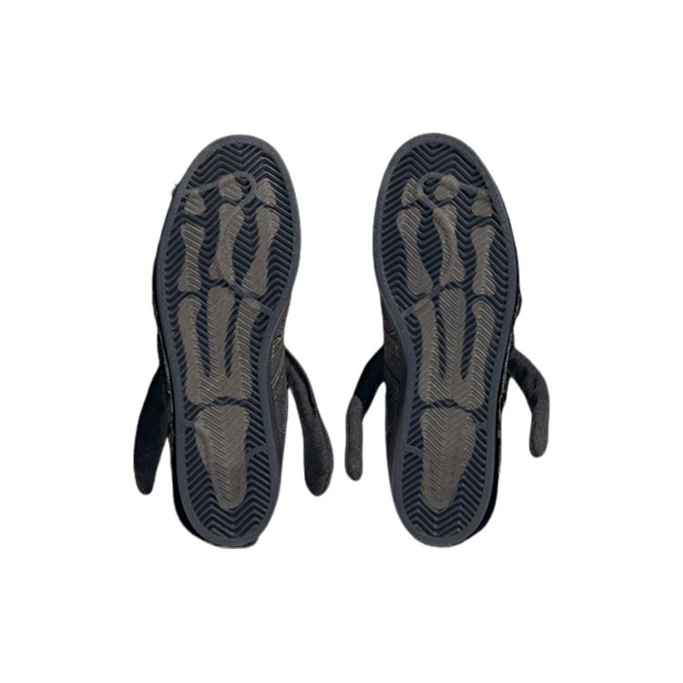 Melting Sadness x adidas Superstar Halloween Unisex Sneakers Schwarz Core-Black Braun IG9632