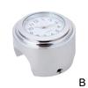 Universal Waterproof 7/8 Motorcycle Bike Handlebar Mount Clock Watch For Harley Black Silver Q8L9