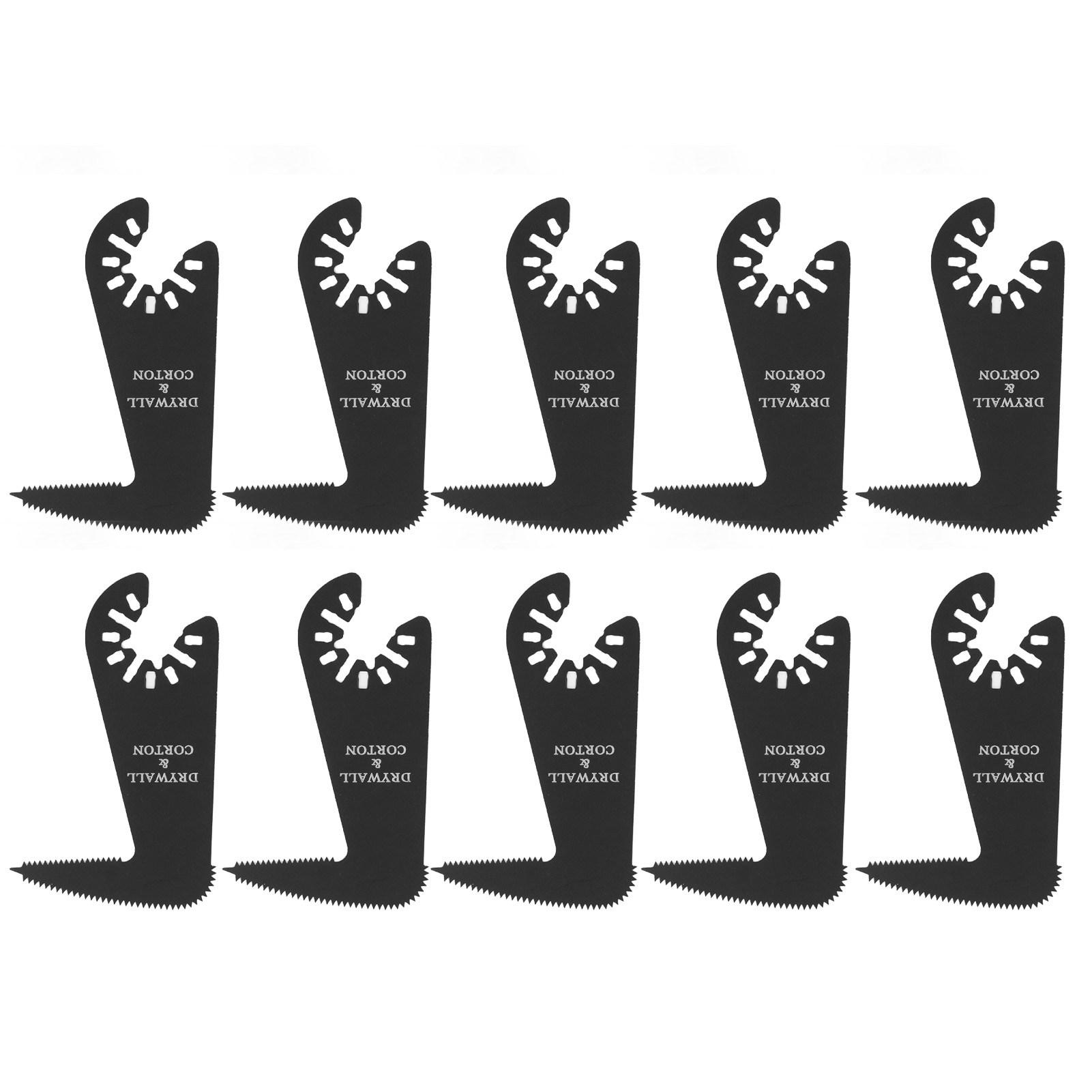 

10 шт. Многофункциональное полотно ножовки с обушком, Многофункциональное полотно осциллирующей пилы с двусторонними зубьями для Hitachi