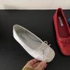 Shoes bow blue small single shoes flat ballet shoes early spring new soft-soled women's shoes ladyshoes