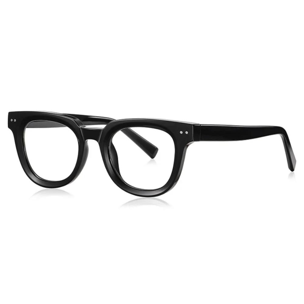 Spring Hinge Vintage Round Reading Glasses Women Men TR90 Blue Light Clear Readers Eyeglasses Magnifier Presbyopic Diopter 0~6.0