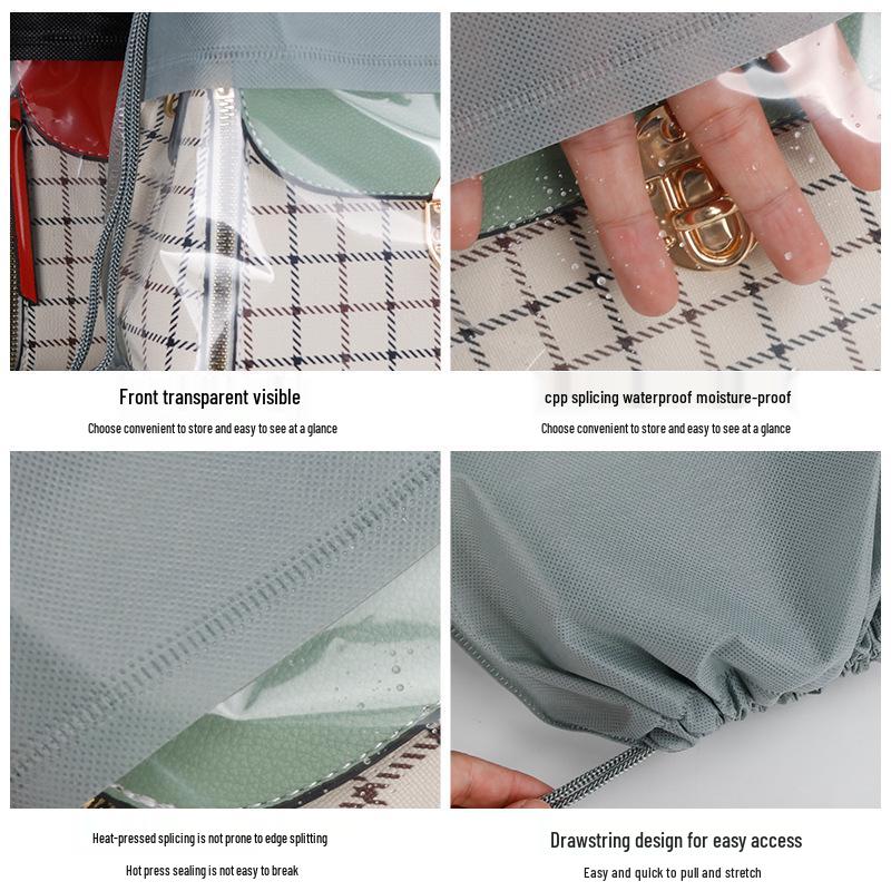 Custom Logo Non-Woven Drawstring Shoe & Clothes Organizer Dust Bag