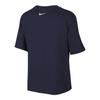 Nike Logo Print Comfortable Casual Round Neck Sports Short Sleeve T-Shirt Women Tops Dark-Blue DD9629-451