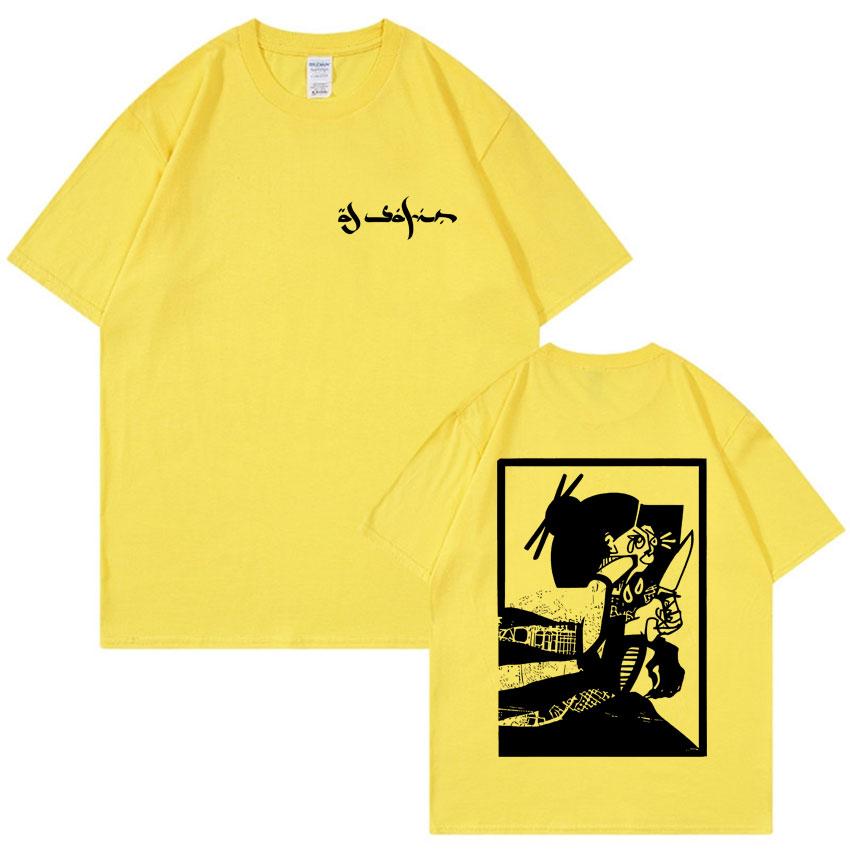 2025 Rapper Al Safir 2025 Trendy Graphic Tshrit Unisexs Oversized Short Sleeve Hip Hop Tide Tshirts Casual Style Y2K Cozy T Shirt U