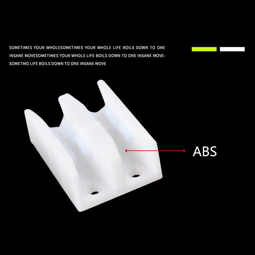 Sliding Shower Door Bottom Guide Shower Door Divider Track Guide Glass Bumpers Plastic Track Shower Room Accessories