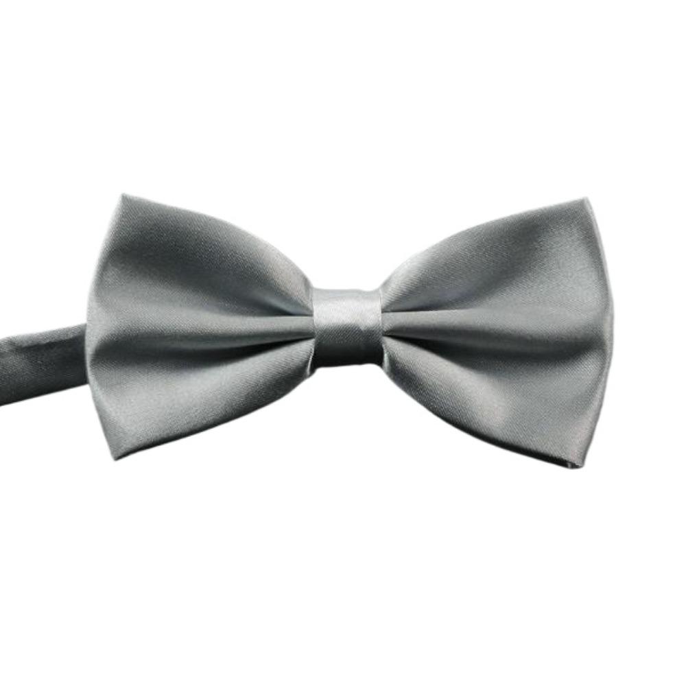 Mens Adult Bowtie Classic Fashion Wedding Party Formal Satin Gift Plaids Multicolor Adjust Neck Bow Tie Clip-On