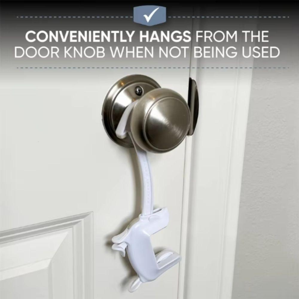 Easy To Install Child Proof Door Stop Anti-Pinch Door Lock Baby Safety Door Lock  Door Knobs