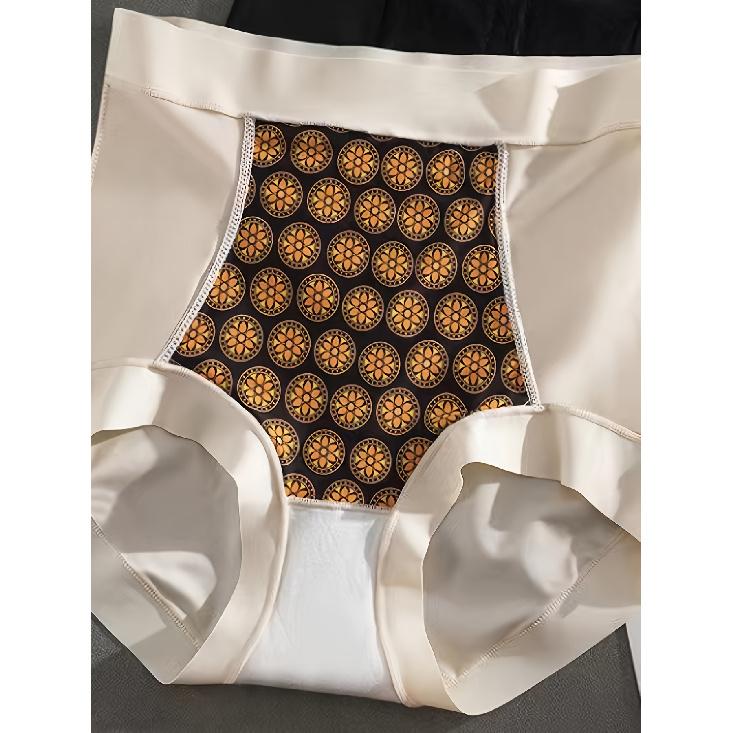 high quality3pcs High Waist Solid Panties, Breathable & Comfy Tummy Control Butt Lifting Intimates Panties, Women's Lingerie & Underwear