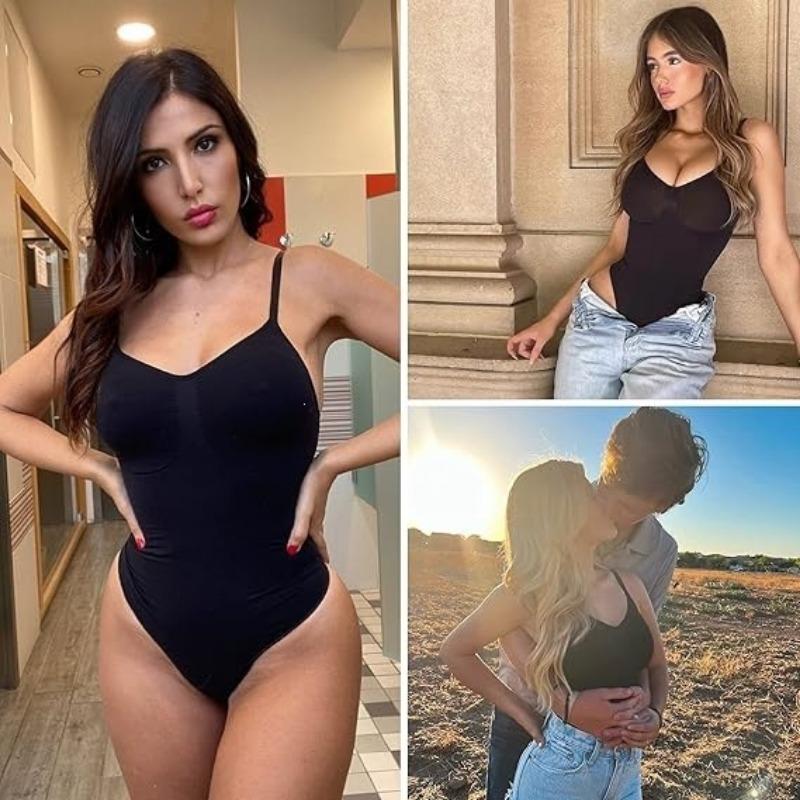 Große Größe Nahtloser Rückenfreier Po-Hebender Bauchkontrollierender Formender Bodysuit Formwäsche