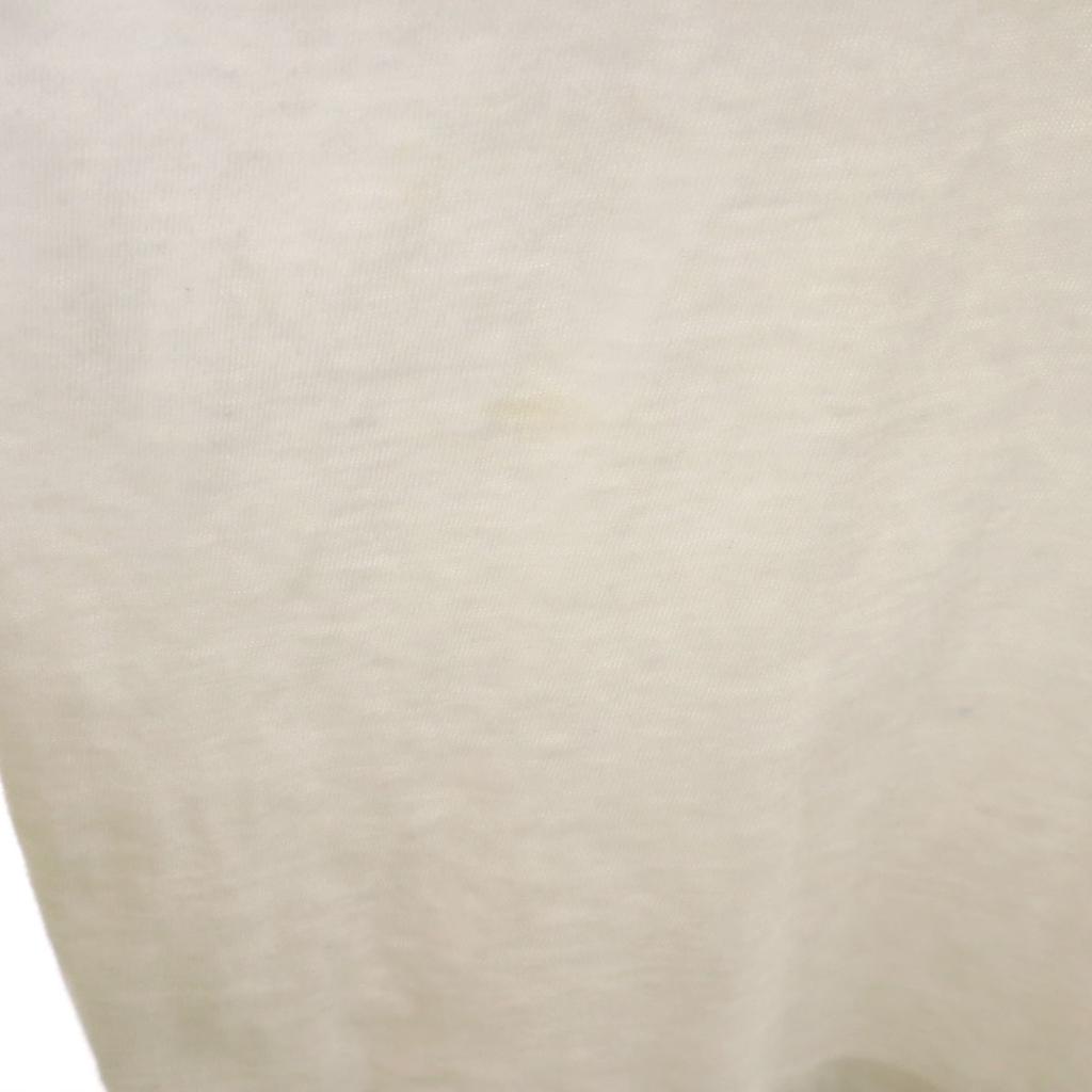 OLD 90s Euro French Military Short sleeve Single stitch T-shirt XL white Men's Used