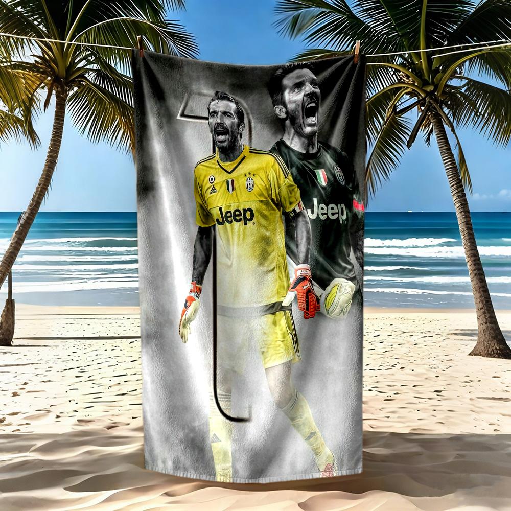 Juventus Beach Towel Quickdry Soft Microfiber Comfortable Lightweight Suitable For Swimming Gym Camping Yoga Vacation