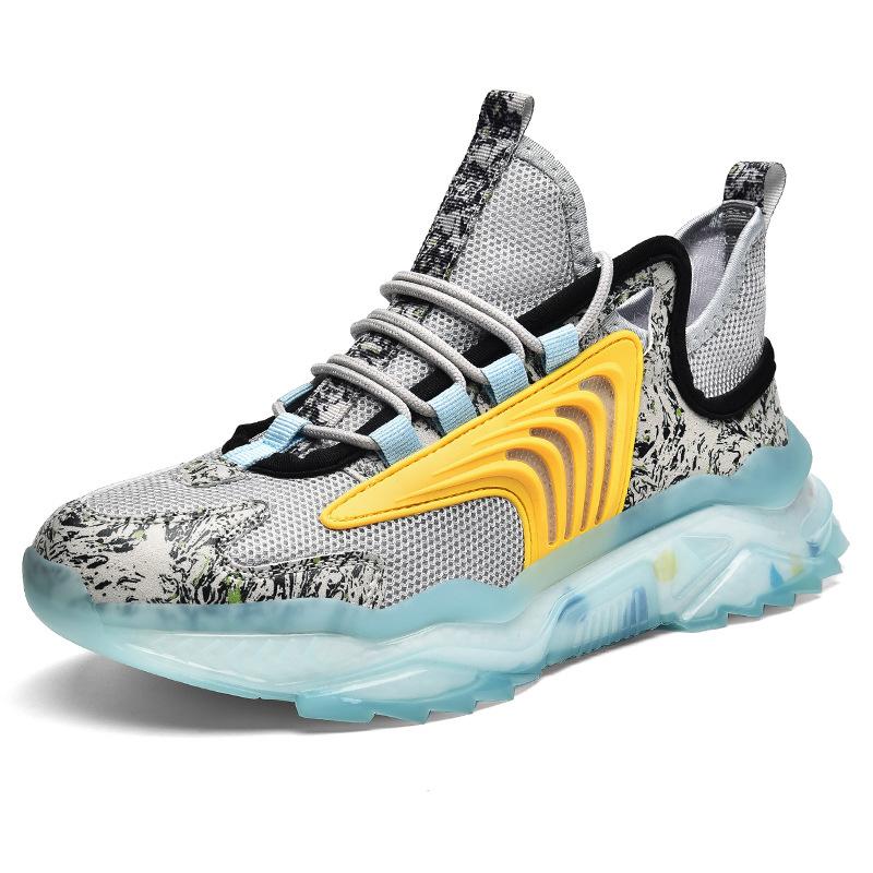 Men's shoes summer new national coconut shoes fashion personality dad shoes breathable color sneakers