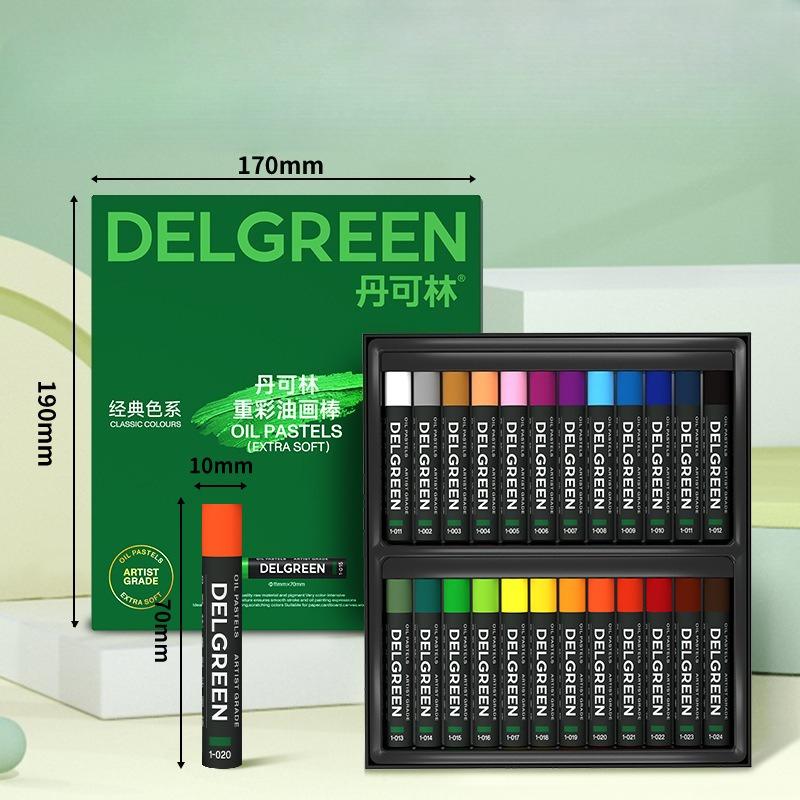 6/12/24/36/48/72-Color Soft Oil Pastels Set Non-Toxic Vibrant Crayons for Kids Artists Drawing Sketching Supplies