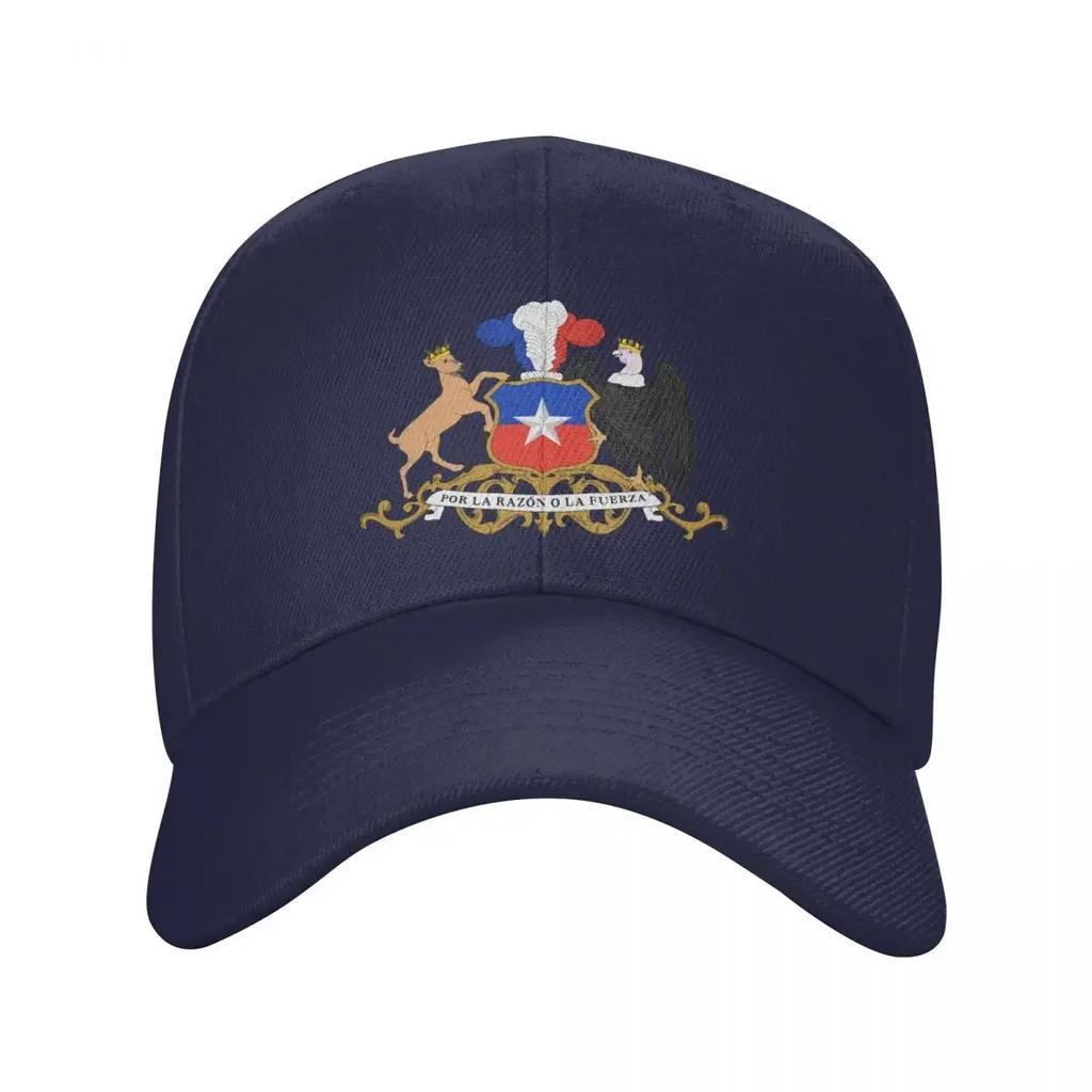 Personalized Coat Of Arms Of Chile Baseball Cap Sun Protection Unisex Womens Adjustable Chilean Flag Dad Hat Spring Snapback