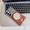Luxury Magnetic PU Leather Aromatherapy Case For For Samsung S25 Ultra S24 Plus S23 S22 Frameless For Magsafe Wireless Charge Cover