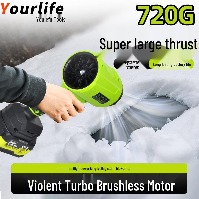 High-Power Cordless Hair Dryer & Dust Blower with Lithium Battery