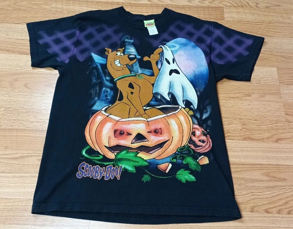 

Винтажная футболка унисекс «Скуби-Ду Хэллоуин Ночь страха» Cartoon Network