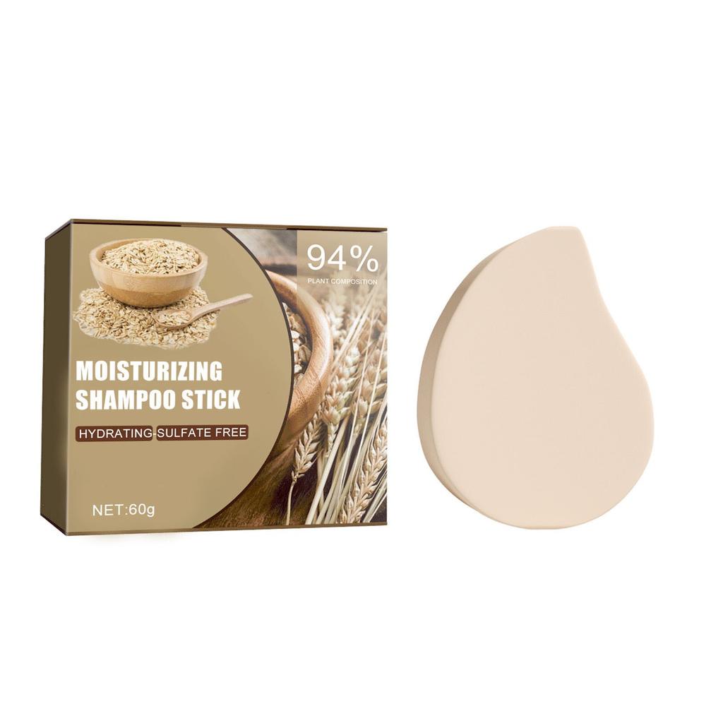 Invigorating Oat & Rice Shampoo Bar, Anti-Hair Loss Rice Shampoo Bar, Moisturizing Shampoo Stick, Rice Shampoo Bars For Hair Growth